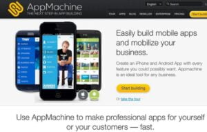 موقع AppMachine لإنشاء تطبيقات أندرويد مجانا
