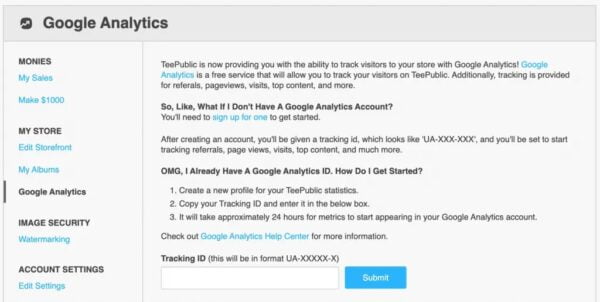 التسجيل في Google Analytics