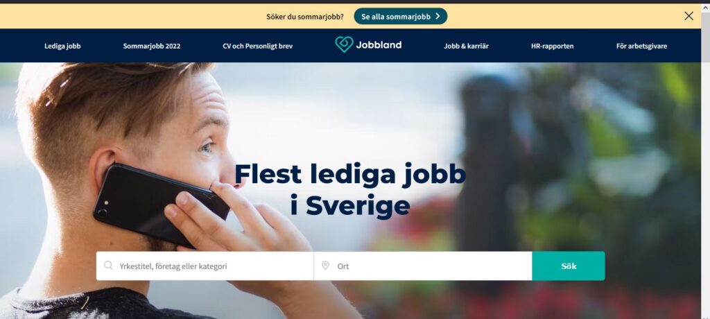 موقع Jobbland.se