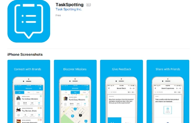 TaskSpotting الترويج مقابل المال للشركات التجارية في الإمارات