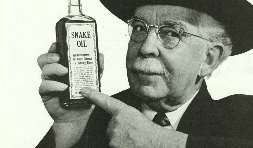 تعريف زيت الأفعى Snake Oil