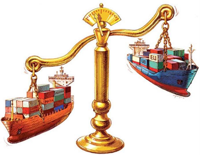 تعريف الميزان التجاري الإيجابي والسلبي Positive and Negative Trade Balance