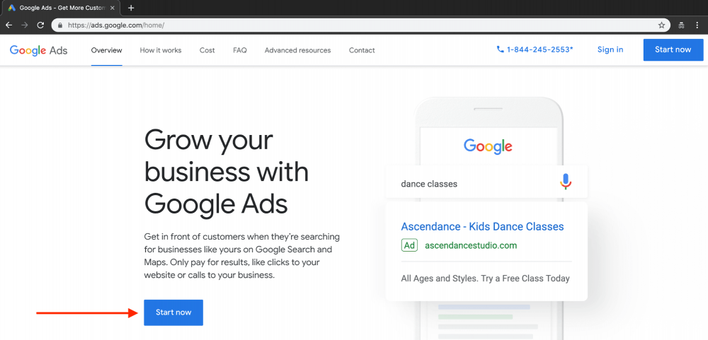 إنشاء حساب جديد على إعلانات Google من خطوات كيفية وضع اعلان على جوجل